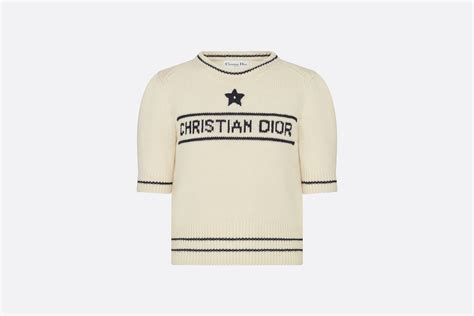 Top Christian dior in Cotone Ecru taglia XS International 